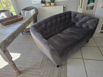 Chesterfield 2er-Sofa, wie neu: Santa Ponza