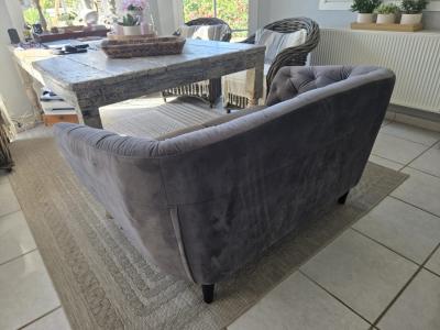 Chesterfield 2er-Sofa, wie neu: Santa Ponza