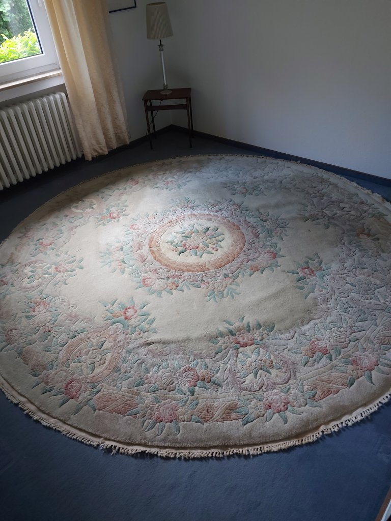 China-Teppich, rund