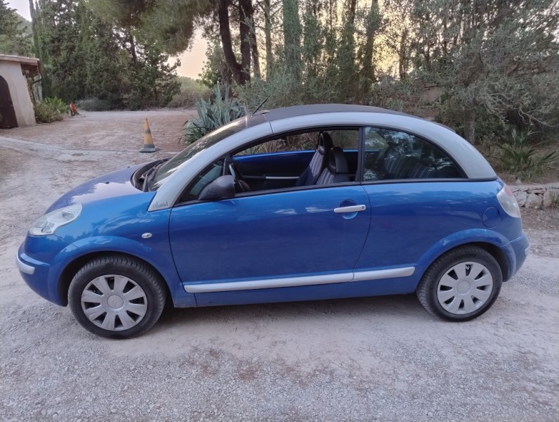 Citroën C3 Pluriel 1.4i Côte Sud bleu grand pavois