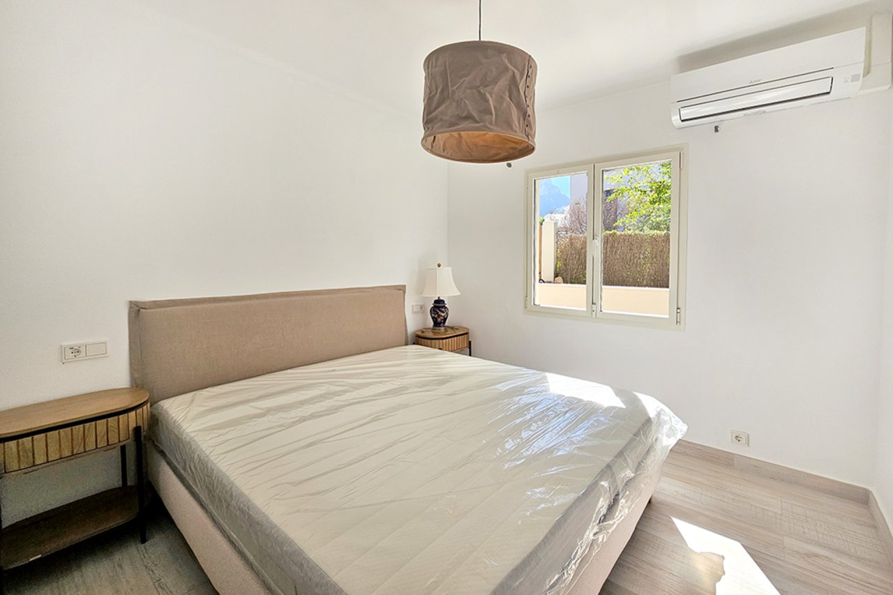 Colònia de Sant Pere: Casa moderna cerca del puerto  Piscina, apartamento independiente y licencia de alquiler vacacional