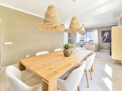 Colònia de Sant Pere: Casa moderna cerca del puerto  Piscina, apartamento independiente y licencia de alquiler vacacional