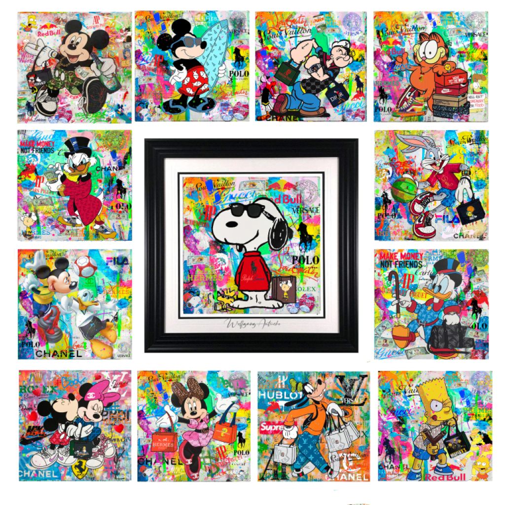 Comic Art auf Leinwand