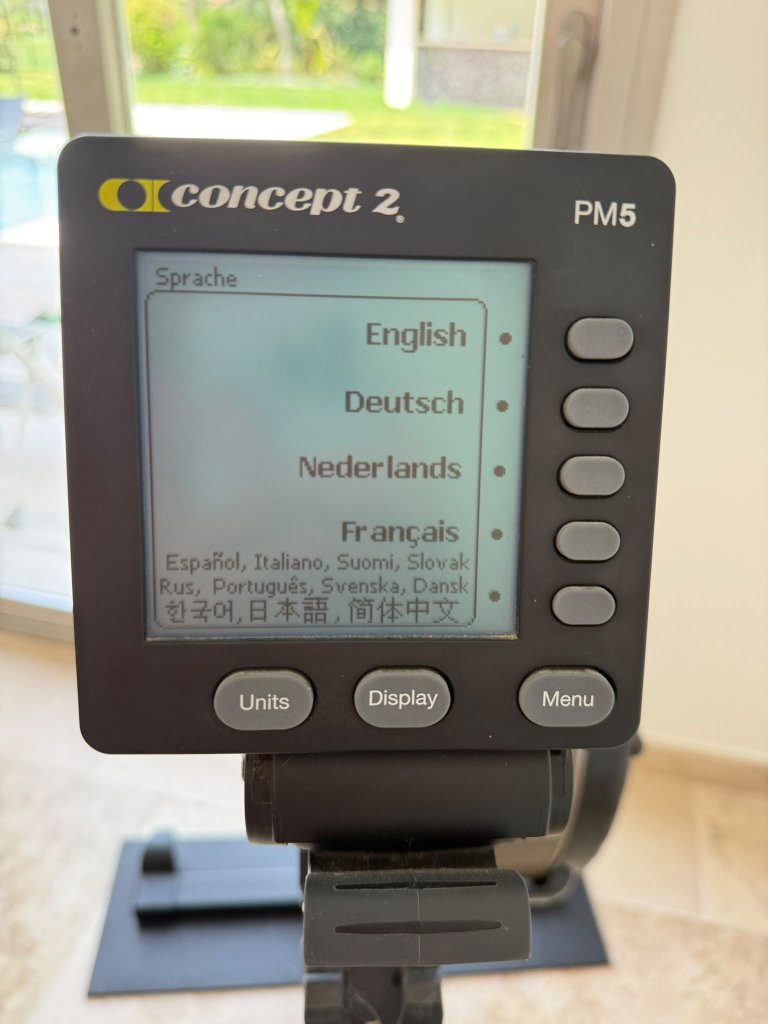 Concept2 RowErg PM5 - Rudergerät