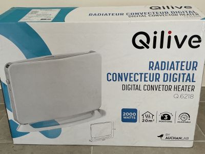 Convector Qilive Q6218 2000W, Weiß Digital wNEU!