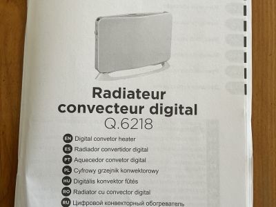 Convector Qilive Q6218 2000W, Weiß Digital wNEU!