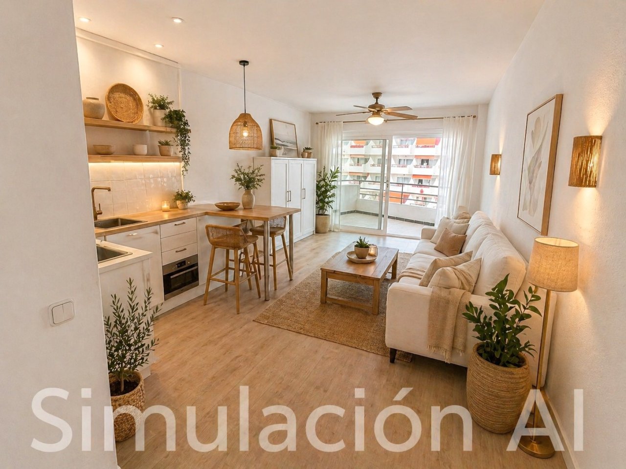COSTA DE LA CALMA (SANTA PONSA): Renovierungsbedürftiges Studio fussläufig zum Strand