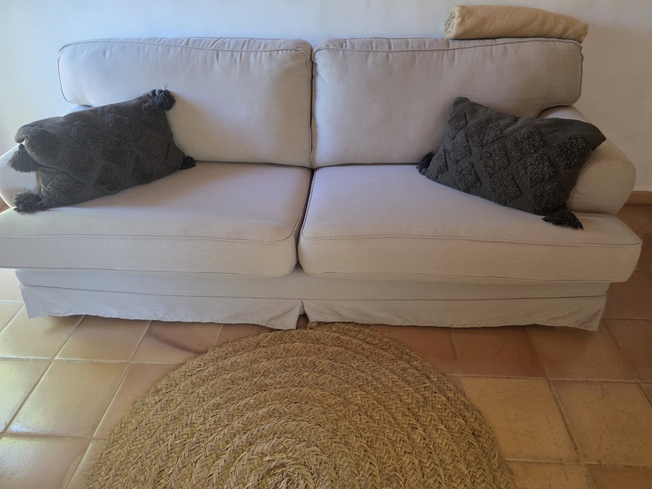 Ikea Ekeskog 3-seater sofa beige