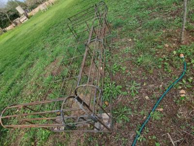 Couch sofa wrought iron for terrace or garden