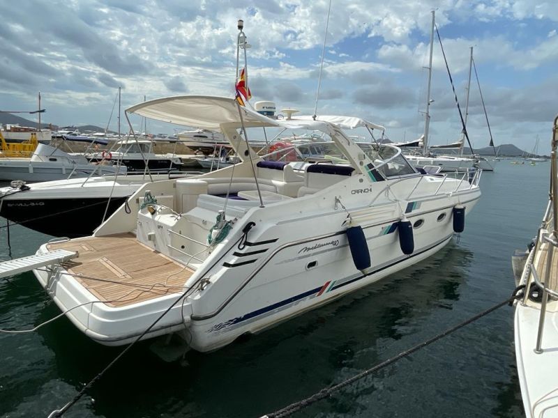 Cranchi Mediterranee 12 Meter Motoryacht mit Kabine 2 Volvo Diesel