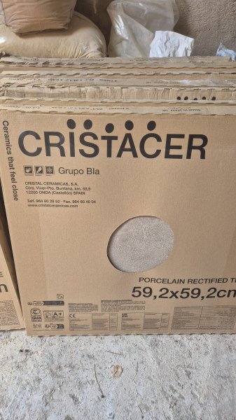 Cristacer Terranova beige Fliesen für Außen, 59,2x59,2
