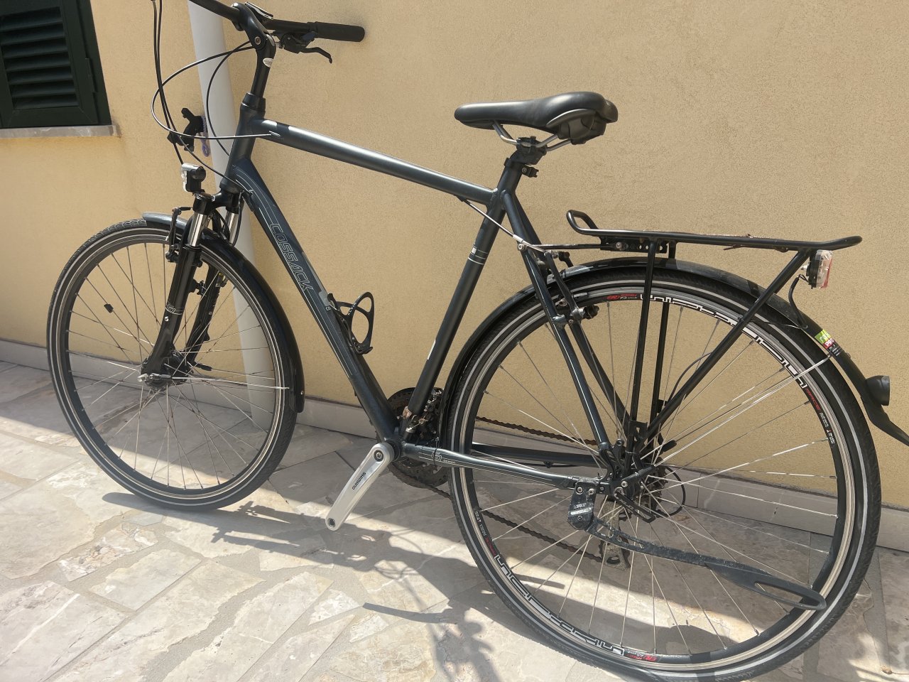 Crossrack bicicleta de trekking 28 pulgadas tamaño de cuadro 58 cm Shimano