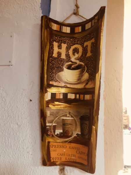 Roof tiles with tea light