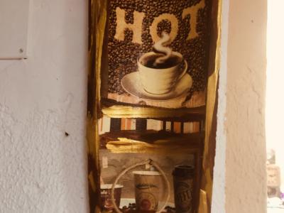 Roof tiles with tea light