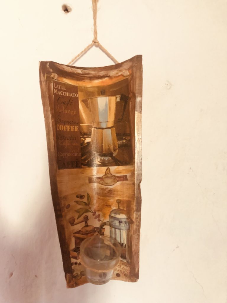 Roof tiles with tea light