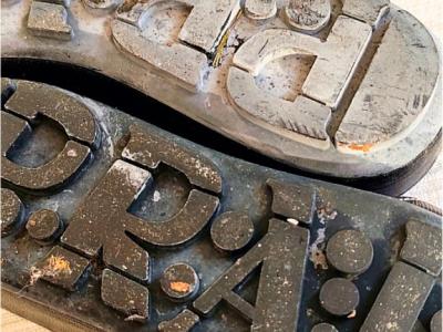 Damen schwarze Vintage Prada-Pantoletten, Größe 38