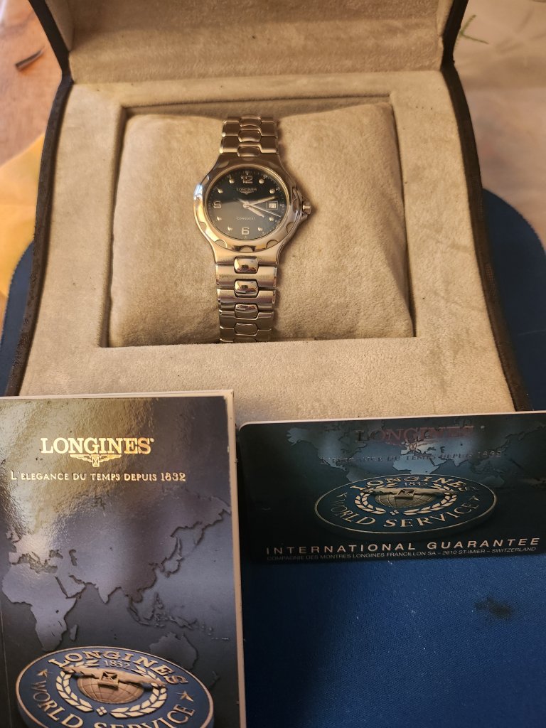 Reloj de lujo para mujer modelo: Longines Conquest