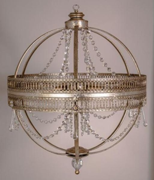 Deckenlampe, 5 Lichter, Rund, mit Glaskristall, NEU, Ausstellungsmodell, jetzt zum super Preis