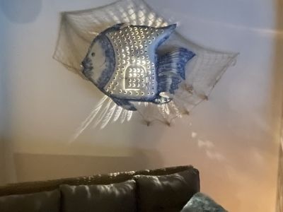 Deko Fisch, Metall