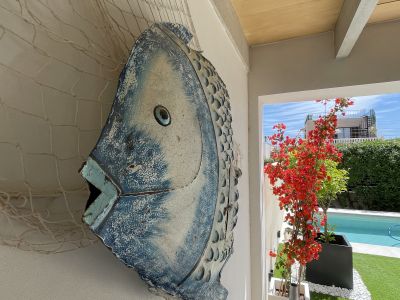 Deko Fisch, Metall