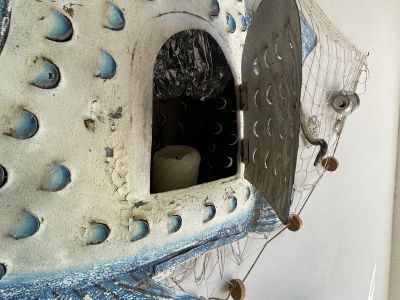 Deko Fisch, Metall