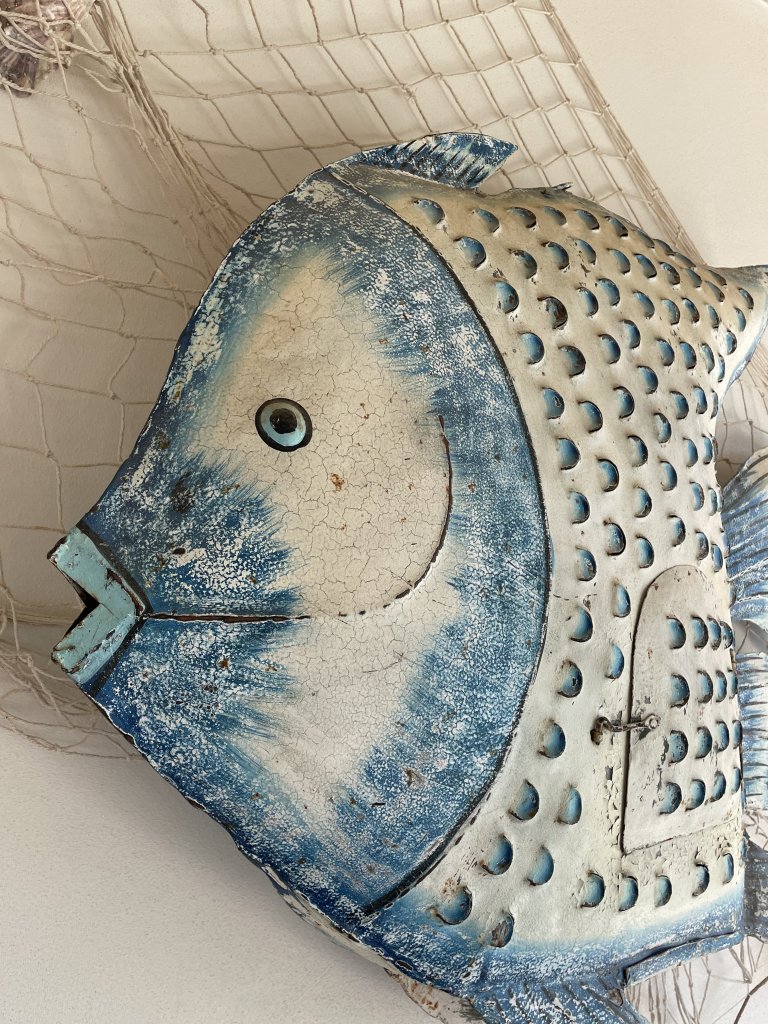 Deko Fisch, Metall