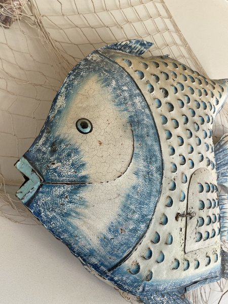 Deko Fisch, Metall