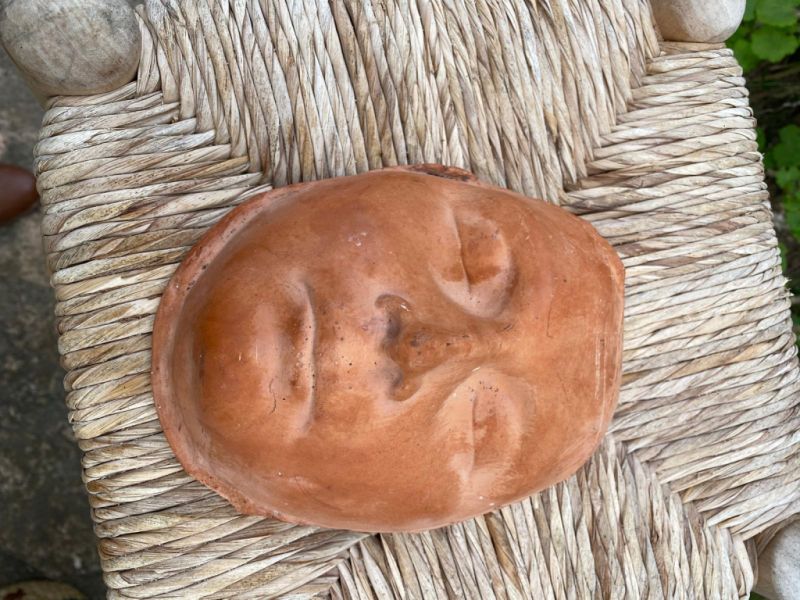 DEKO Gesicht Maske aus Ton