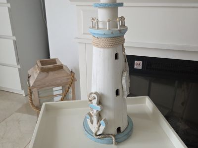 Maritime decor/ Lighthouses, driftwood, fish