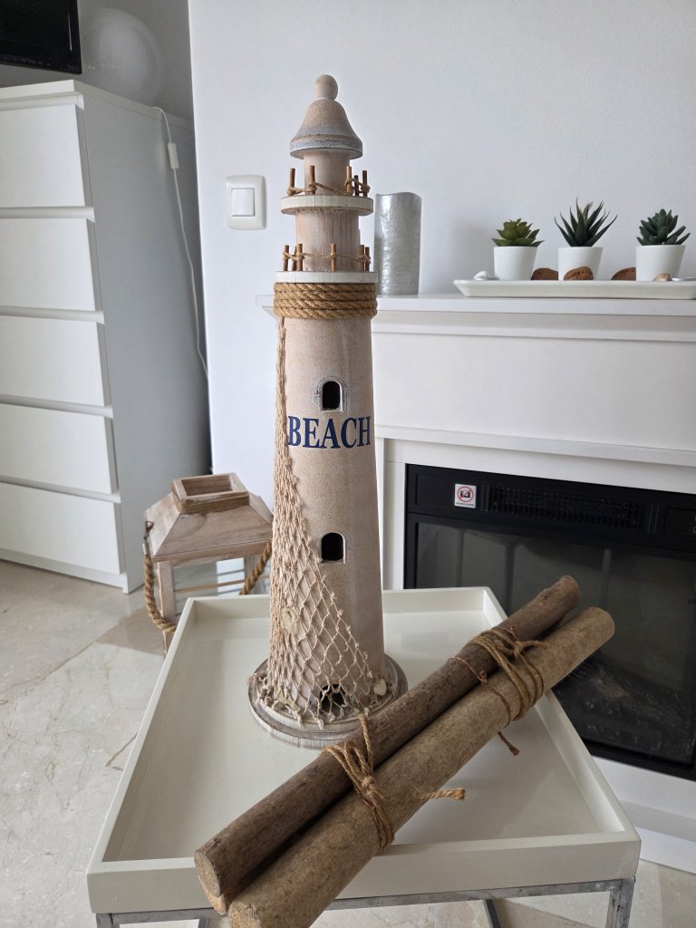 Maritime decor/ Lighthouses, driftwood, fish