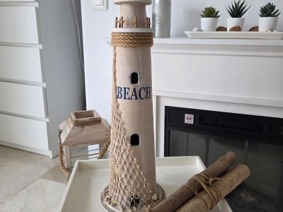 Maritime decor/ Lighthouses, driftwood, fish