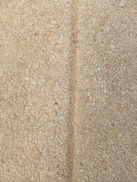 Dekorative Blumenkübel in beiger Granitoptik,
