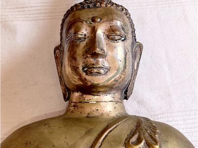 Busto decorativo de Buda de Gilde Handwerk – Estilo antiguo – 34 cm