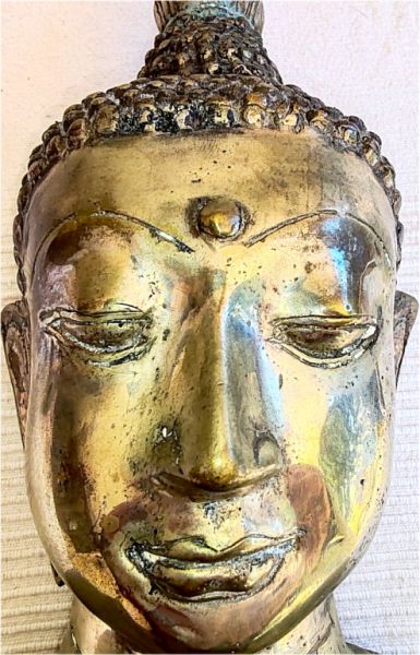 Busto decorativo de Buda de Gilde Handwerk – Estilo antiguo – 34 cm