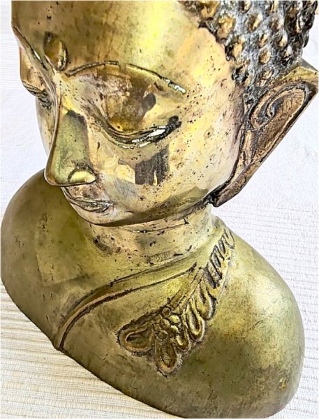 Busto decorativo de Buda de Gilde Handwerk – Estilo antiguo – 34 cm