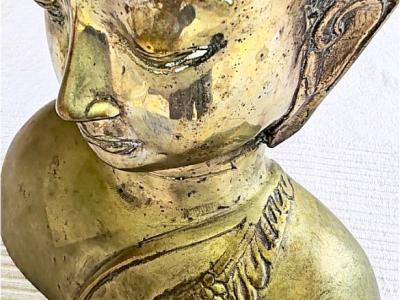 Busto decorativo de Buda de Gilde Handwerk – Estilo antiguo – 34 cm