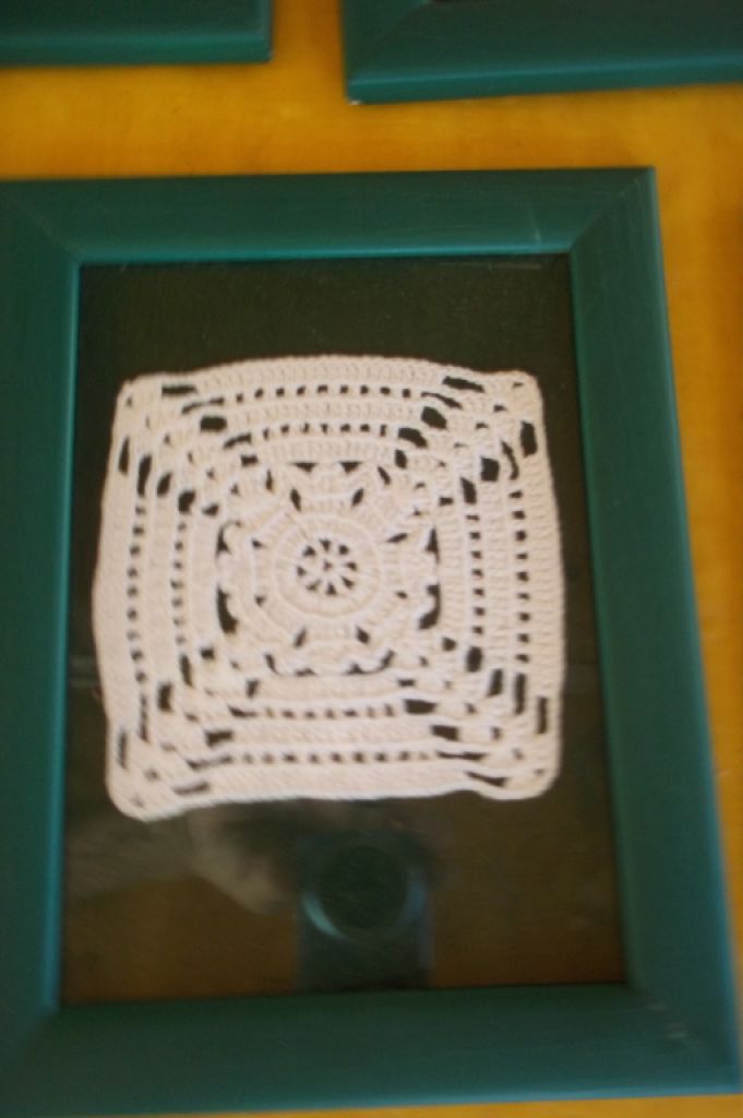 Decorative framed rugs