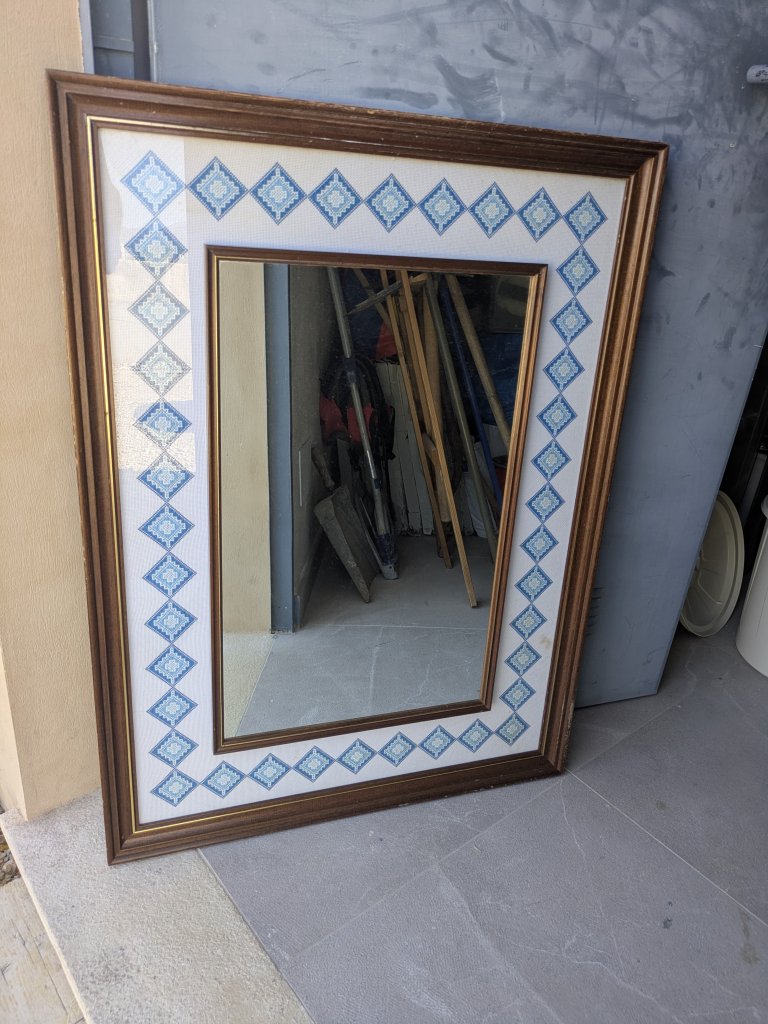 Dekorativer Spiegel HANDARBEIT 70x100 cm - 100€