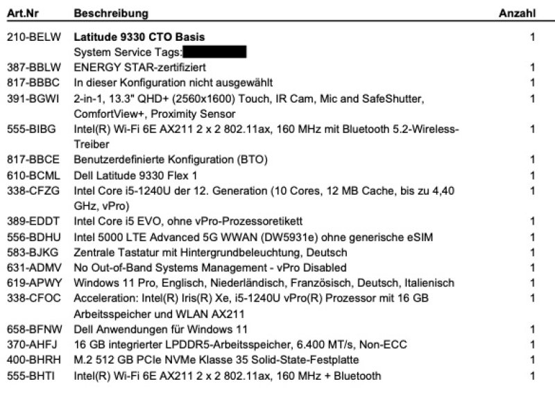 Dell Latitude 9330 2in1 | LTE | QHD+ Touch | 16GB/512GB | Deutsche Tastatur (QWERTZ) WIE NEU