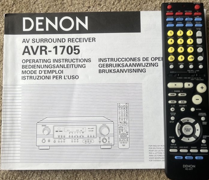 Denon Surround-Receiver AVR-1705
