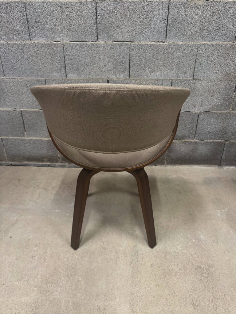 Sillón de diseño con reposabrazos / Silla de oficina o comedor – giratoria