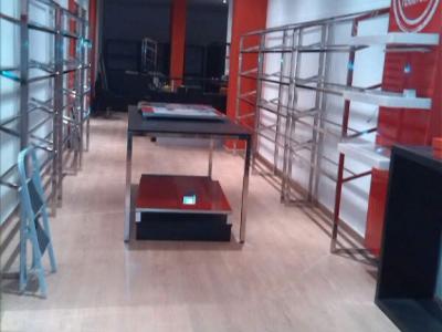 Designer Ladenausstattung Schuhgeschäft Boutique Edelstahl Regale und Zubehör ideale Existenz