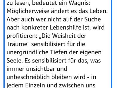 DIE Weisheit der TRÄUME