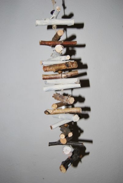 Varios móviles hechos a mano