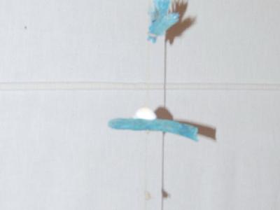 Varios móviles hechos a mano