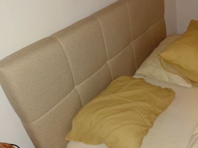 Doppelbett beige creme Bett Jysk Neuwertig ( März gekauft)