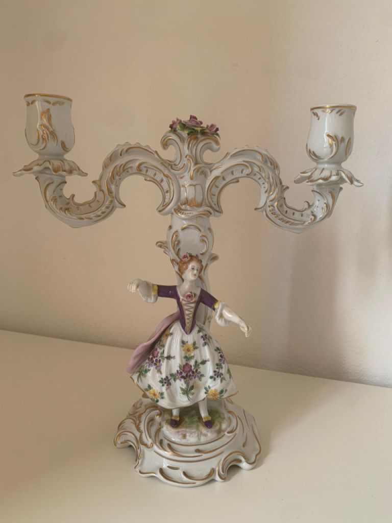 Drache Solingen table candelabrum and tray