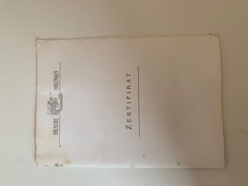 Drache Solingen table candelabrum and tray