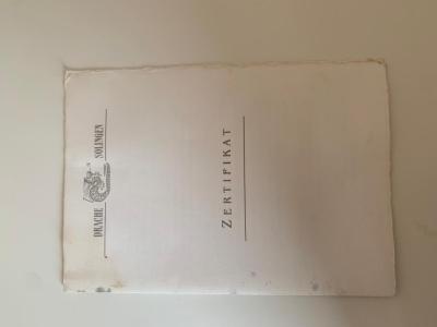 Drache Solingen table candelabrum and tray