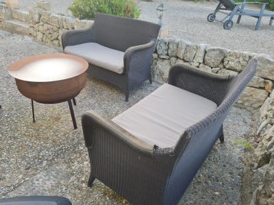 Draußen Möbel